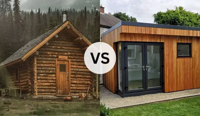 Difference Between a Log Cabin And Garden Room