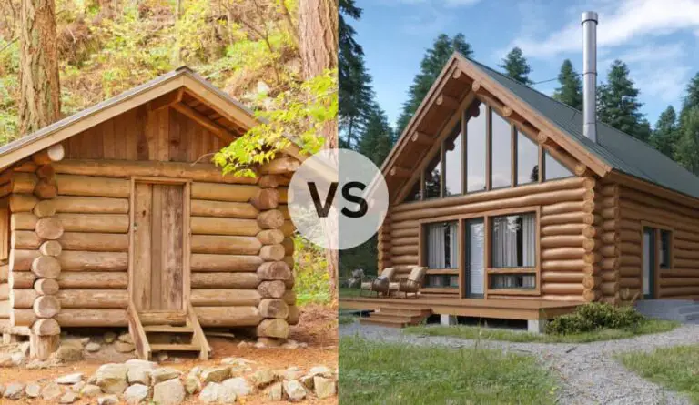 Differences Between Log Home And Log Cabin
